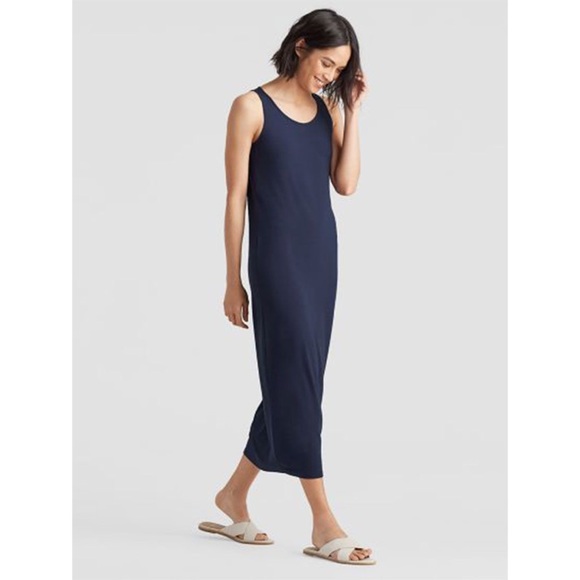 Eileen fisher system viscose jersey tank dress Clearance